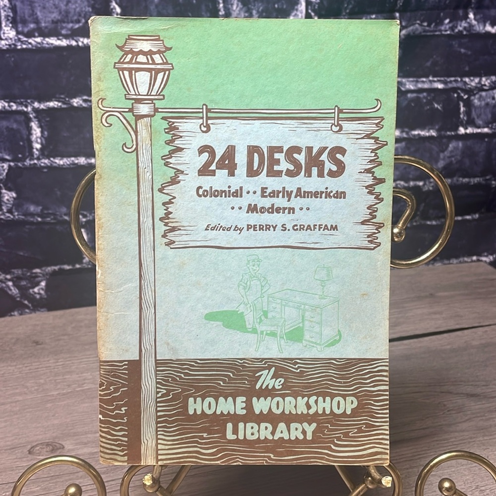 24 Desks, colonial, early American and modern book